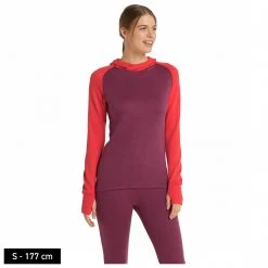 Devold - Expedition Woman Hoodie - Sous-vêtement mérinos -Sous-vêtements Soldes devold expedition woman hoodie sous vetement merinos detail 3