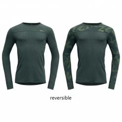 Devold - Kvitegga Shirt - T-shirt en laine mérinos -Sous-vêtements Soldes devold kvitegga shirt t shirt en laine merinos detail 3