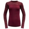 Devold - Women's Kvitegga Shirt - T-shirt en laine mérinos -Sous-vêtements Soldes devold womens kvitegga shirt t shirt en laine merinos