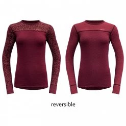 Devold - Women's Kvitegga Shirt - T-shirt en laine mérinos 9 Devold - Women's Kvitegga Shirt - T-shirt en laine mérinos -Sous-vêtements Soldes devold womens kvitegga shirt t shirt en laine merinos detail 3