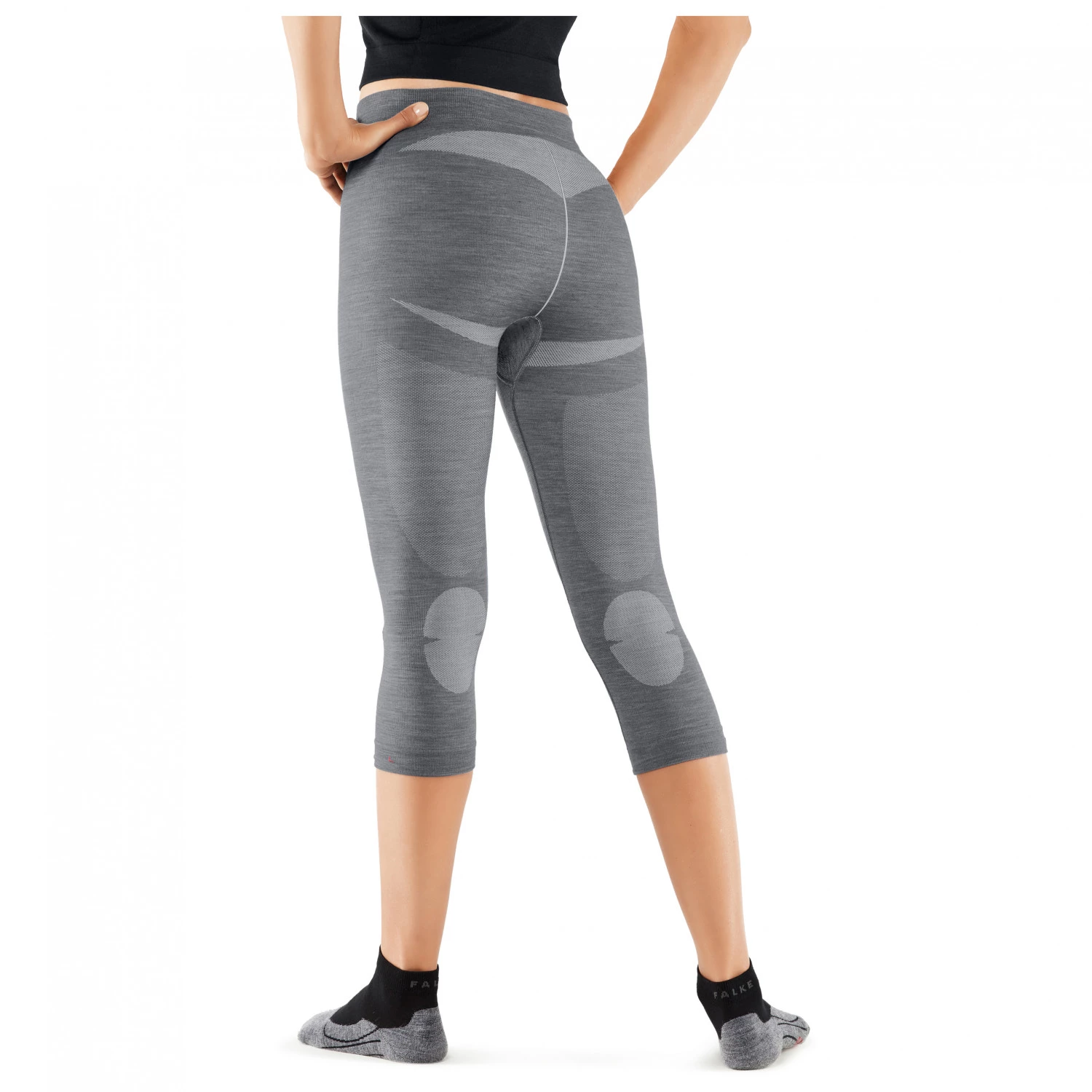 Falke - Women's Wool-Tech Light 3/4 Tights - Sous-vêtement mérinos 5 Falke - Women's Wool-Tech Light 3/4 Tights - Sous-vêtement mérinos – Image 3