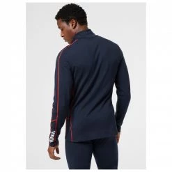 Helly Hansen - Lifa Merino Lightweight 1/2 Zip - Sous-vêtement mérinos -Sous-vêtements Soldes helly hansen lifa merino lightweight 1 2 zip sous vetement merinos detail 4