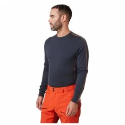 Helly Hansen - Lifa Merino Lightweight Crew - Sous-vêtement mérinos -Sous-vêtements Soldes helly hansen lifa merino lightweight crew sous vetement merinos detail 3