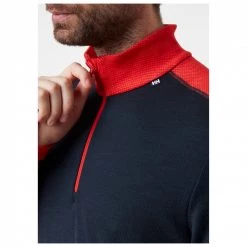 Helly Hansen - Lifa Merino Midweight 1/2 Zip - Sous-vêtement mérinos -Sous-vêtements Soldes helly hansen lifa merino midweight 1 2 zip sous vetement merinos detail 5