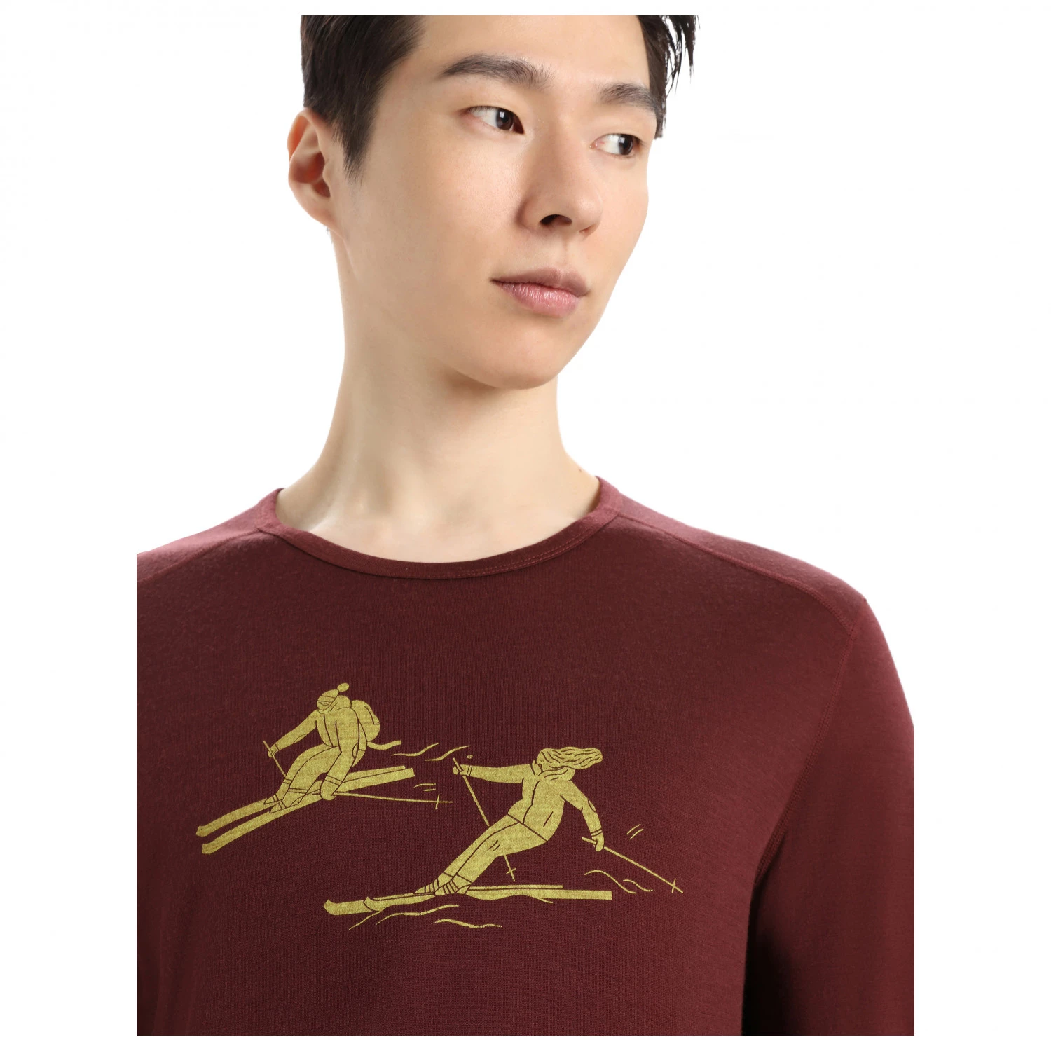 Icebreaker - 200 Oasis L/S Crewe Last Run - Sous-vêtement mérinos 7 Icebreaker - 200 Oasis L/S Crewe Last Run - Sous-vêtement mérinos – Image 5