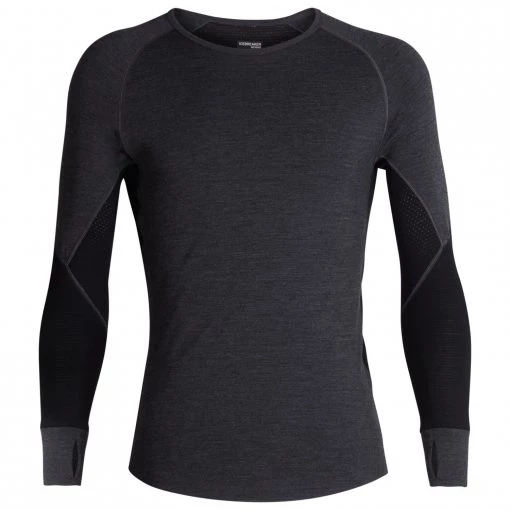 Icebreaker - 260 Zone L/S Crewe - Sous-vêtement mérinos -Sous-vêtements Soldes icebreaker 260 zone l s crewe sous vetement merinos
