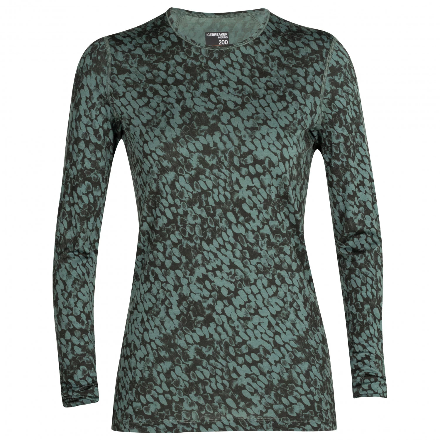 Icebreaker - Women's 200 Oasis L/S Crewe Forest Shadows - Sous-vêtement mérinos 3 Icebreaker - Women's 200 Oasis L/S Crewe Forest Shadows - Sous-vêtement mérinos