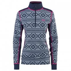 Kari Traa - Women's Floke Half Zip - Sous-vêtement mérinos -Sous-vêtements Soldes kari traa womens floke half zip sous vetement merinos 1