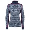 Kari Traa - Women's Floke Half Zip - Sous-vêtement mérinos 1 Kari Traa - Women's Floke Half Zip - Sous-vêtement mérinos -Sous-vêtements Soldes kari traa womens floke half zip sous vetement merinos