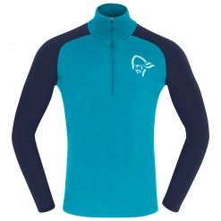 Norrøna - Norrøna pureUll Zip Neck - Pull en laine mérinos 12 Norrøna - Norrøna pureUll Zip Neck - Pull en laine mérinos -Sous-vêtements Soldes norroena norroena pureull zip neck pull en laine merinos 1