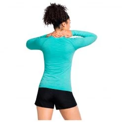 Odlo - Women's T-Shirt L/S Crew Neck Essential Seamless - T-shirt technique -Sous-vêtements Soldes odlo womens t shirt l s crew neck essential seamless t shirt technique detail 4