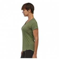 Patagonia - Women's Cap Cool Trail Shirt - T-shirt technique 10 Patagonia - Women's Cap Cool Trail Shirt - T-shirt technique -Sous-vêtements Soldes patagonia womens cap cool trail shirt t shirt technique detail 3