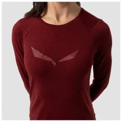 Salewa - Women's Pure Logo AMR Graphic L/S Tee - T-shirt en laine mérinos 12 Salewa - Women's Pure Logo AMR Graphic L/S Tee - T-shirt en laine mérinos -Sous-vêtements Soldes salewa womens pure logo amr graphic l s tee t shirt en laine merinos detail 5