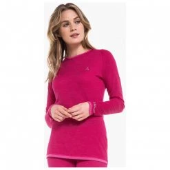 Schöffel - Women's Merino Sport Shirt 1/1 Arm - Sous-vêtement mérinos -Sous-vêtements Soldes schoeffel womens merino sport shirt 1 1 arm sous vetement merinos detail 2