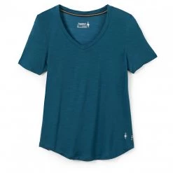 Smartwool - Women's Merino Sport 120 V-Neck S/S - T-shirt en laine mérinos -Sous-vêtements Soldes smartwool womens merino sport 120 v neck s s t shirt en laine merinos 2