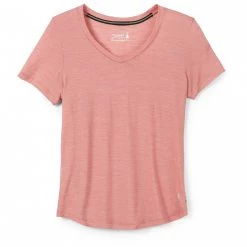 Smartwool - Women's Merino Sport 120 V-Neck S/S - T-shirt en laine mérinos -Sous-vêtements Soldes smartwool womens merino sport 120 v neck s s t shirt en laine merinos 3