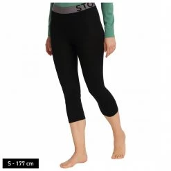 Stoic - Women's Merino180 BjoernenSt. II 3/4 Pants - Sous-vêtement mérinos -Sous-vêtements Soldes stoic womens merino180 bjoernenst ii 3 4 pants sous vetement merinos detail 3