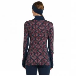 Stoic - Women's Merino240 VemdalenSt. L/S Half Zip - Sous-vêtement mérinos -Sous-vêtements Soldes stoic womens merino240 vemdalenst l s half zip sous vetement merinos detail 4
