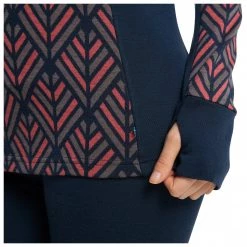 Stoic - Women's Merino240 VemdalenSt. L/S Half Zip - Sous-vêtement mérinos -Sous-vêtements Soldes stoic womens merino240 vemdalenst l s half zip sous vetement merinos detail 6