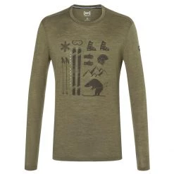 Super.natural - Skiing Bear L/S - Haut à manches longues -Sous-vêtements Soldes supernatural skiing bear l s haut a manches longues 1