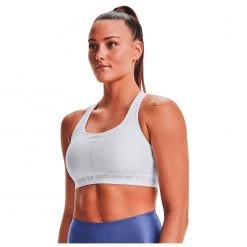 Under Armour - Women's Crossback Mid Bra - Brassière -Sous-vêtements Soldes under armour womens crossback mid bra brassiere detail 5