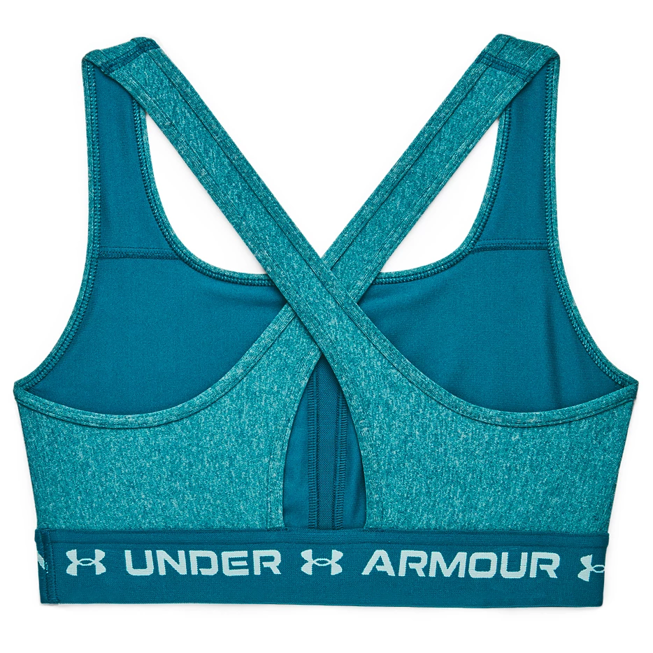Under Armour - Women's Crossback Mid Heather Bra - Brassière 4 Under Armour - Women's Crossback Mid Heather Bra - Brassière – Image 2