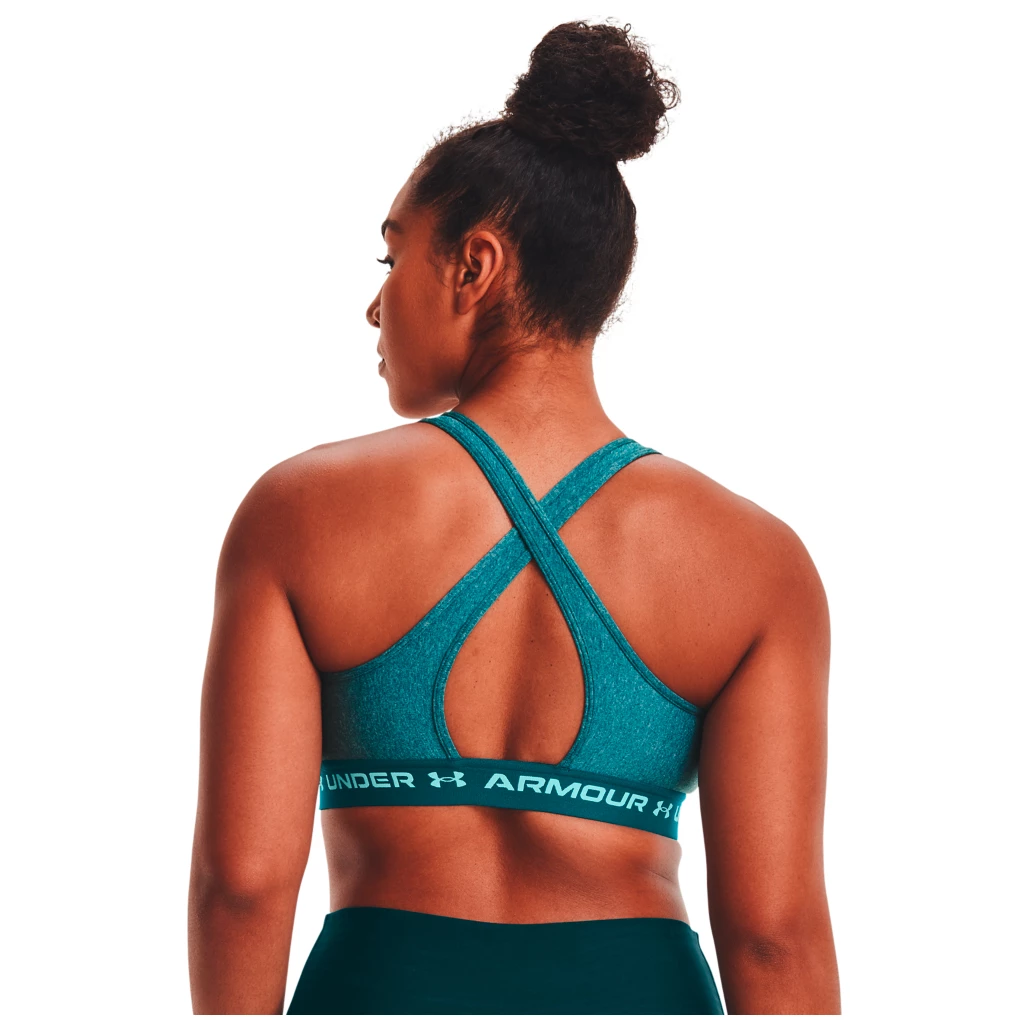Under Armour - Women's Crossback Mid Heather Bra - Brassière 7 Under Armour - Women's Crossback Mid Heather Bra - Brassière – Image 5