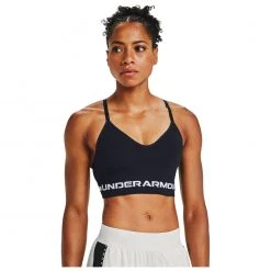 Under Armour - Women's Seamless Low Long Bra - Brassière -Sous-vêtements Soldes under armour womens seamless low long bra brassiere detail 3