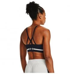Under Armour - Women's Seamless Low Long Bra - Brassière -Sous-vêtements Soldes under armour womens seamless low long bra brassiere detail 4