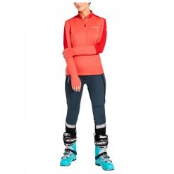 Vaude - Women's Livigno Halfzip II - Pull polaire 10 Vaude - Women's Livigno Halfzip II - Pull polaire -Sous-vêtements Soldes vaude womens livigno halfzip ii pull polaire detail 3